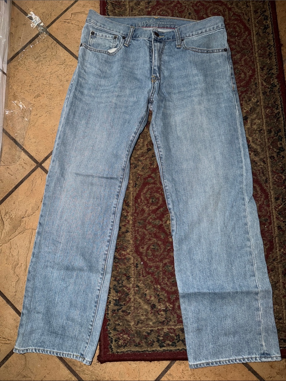 Old Navy Men’s Straight-Leg Blue Jeans, Size 32x30, Great Pre-Loved Condition